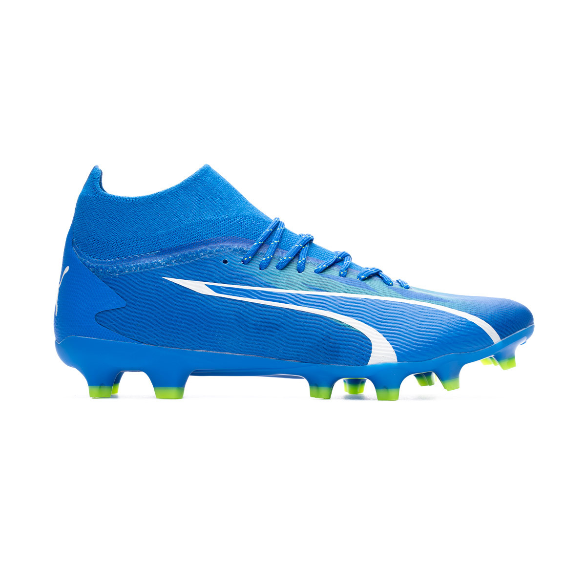 Football Boots Puma Ultra Pro FG/AG Ultra Blue-White-Pro Green - Fútbol  Emotion