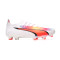 Bota Ultra Ultimate FG/AG Mujer White-Black-Fire Orchid