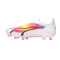 Bota Ultra Ultimate FG/AG Mujer White-Black-Fire Orchid