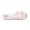Bota Ultra Ultimate FG/AG Mujer White-Black-Fire Orchid