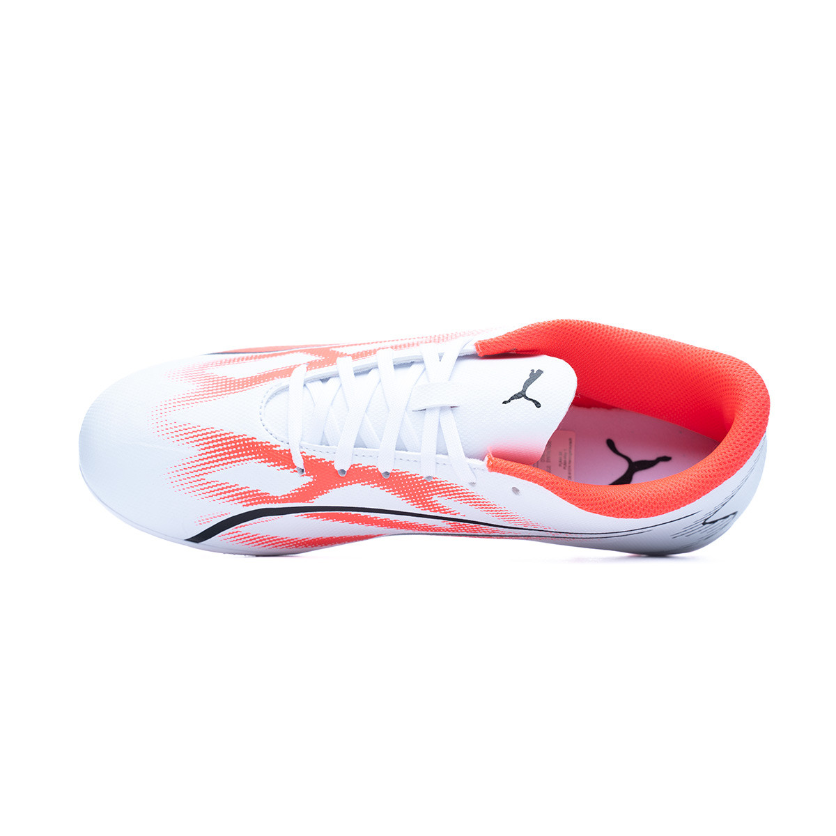 PUMA Future Play Chaussures de Foot (MG) Enfants Blanc Rouge Noir