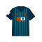 Camiseta Valencia CF Segunda Equipación Authentic 2023-2024 Marine Blue-Ultra Orange