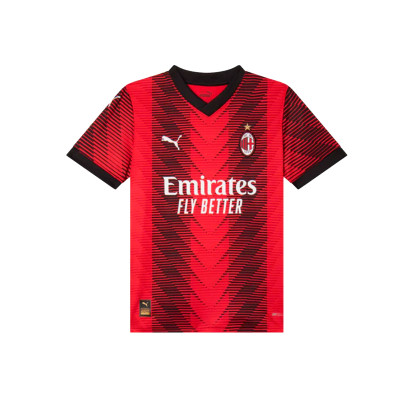 Camiseta AC Milan Primera Equipación 2023-2024 Niño