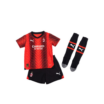 Komplet AC Milan Primera Equipación 2023-2024 Niño