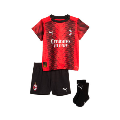 Conjunto AC Milan Primeiro Equipamento 2023-2024 Bebé