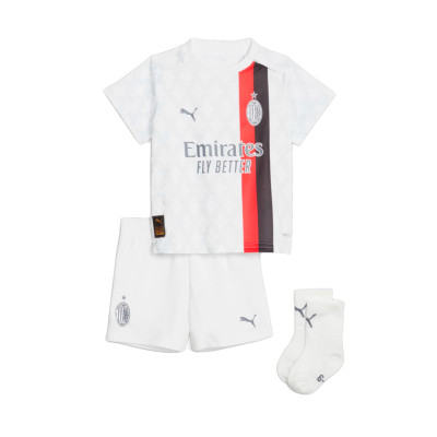 AC Milan Segunda Equipación 2023-2024 Bebé Kit