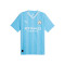 Camiseta Manchester City Primera Equipación Authentic 2023-2024 Team Light Blue-White