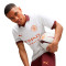 Camiseta Manchester City Segunda Equipación Authentic 2023-2024 White-Aubergine