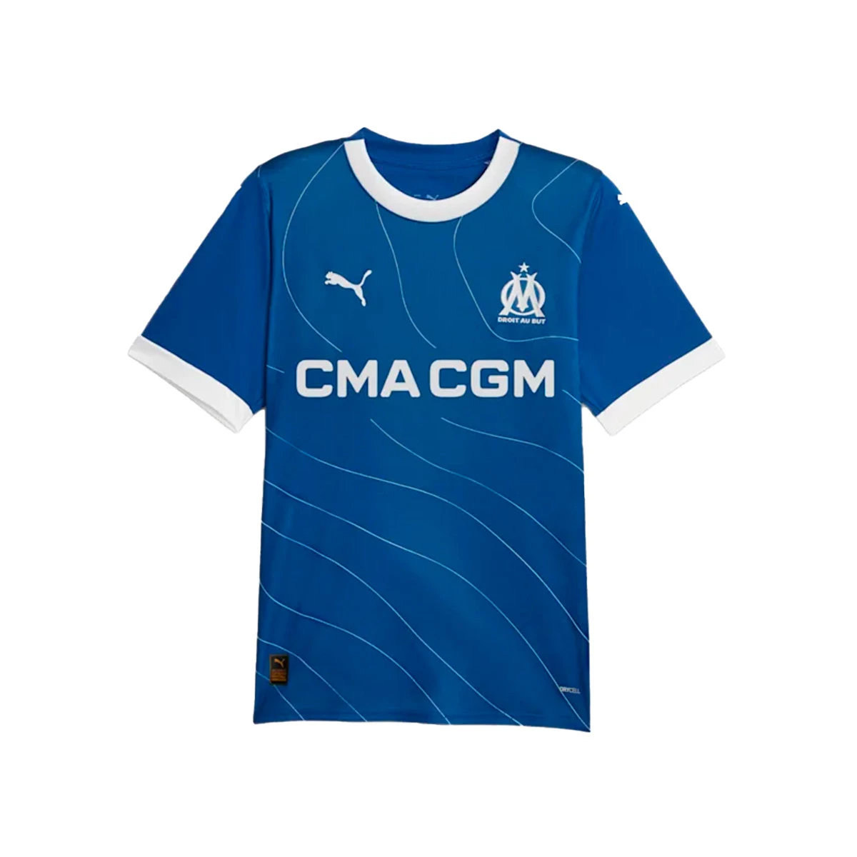 Camiseta Puma Olympique Marsella Segunda Equipacion 2023 2024 Nino Royal Clyde Royal Futbol Emotion