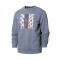 Sudadera AC Milan Fanswear 2023-2024 Gray Tile-White