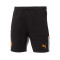 Pantalón corto Valencia CF Fanswear 2023-2024 Niño Black-Medium Gray Heather-Rickie Orange