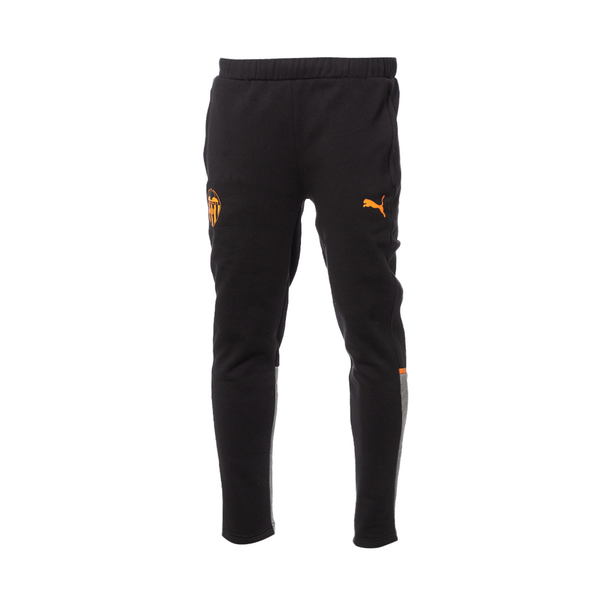 Long pants Puma CF Fanswear 2023-2024 Black-Medium Gray Heather-Rickie Orange - Fútbol