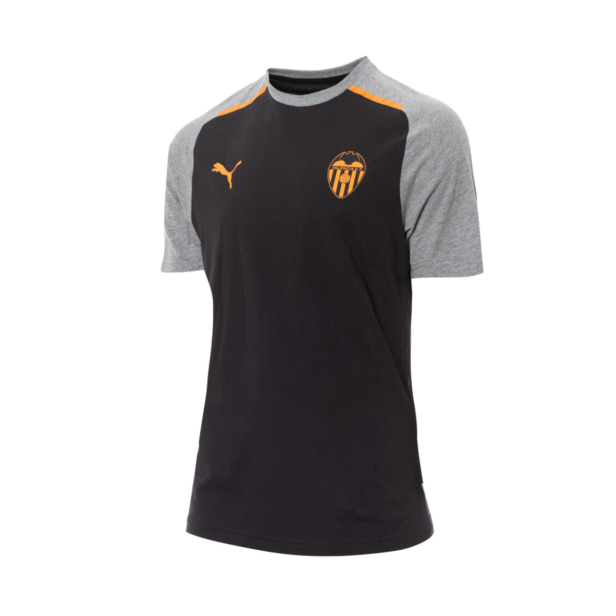 Jersey Puma Valencia CF Fanswear 2023-2024 Black-Medium Gray Heather-Rickie  Orange - Fútbol Emotion