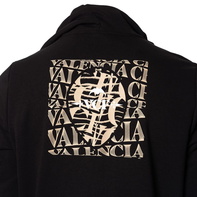 Sudadera Puma Valencia CF Fanswear 2023 2024 Nino Black Futbol Emotion