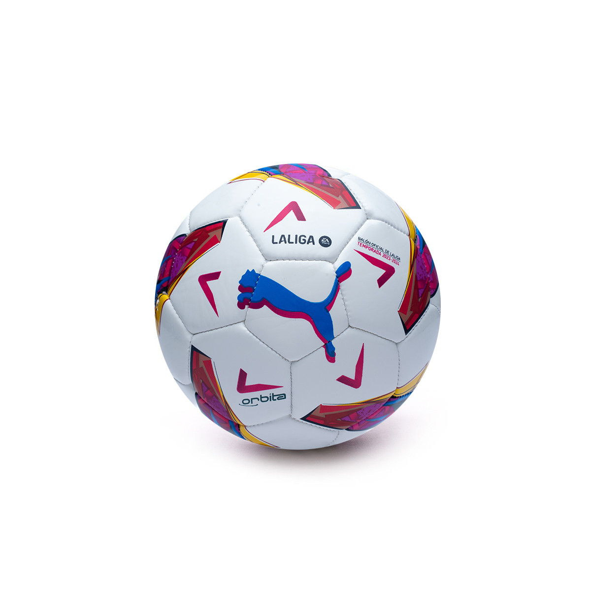 Balón Puma Orbita LaLiga 20232024 Mini Whitemulti colour Fútbol Emotion