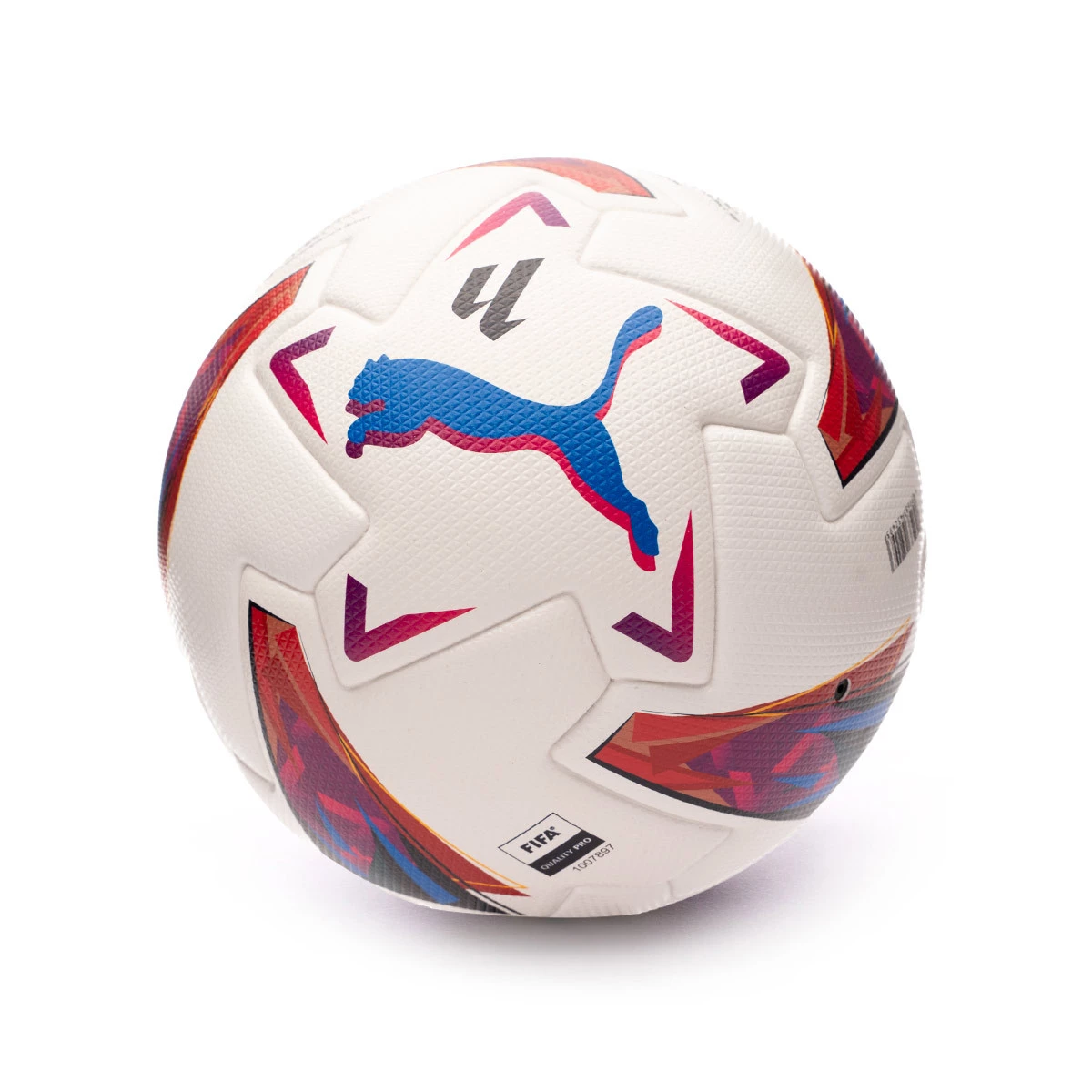 Balón Puma Oficial Serie A 2023-2024 White-Blue Glimmer-Sunset Glow - Fútbol  Emotion