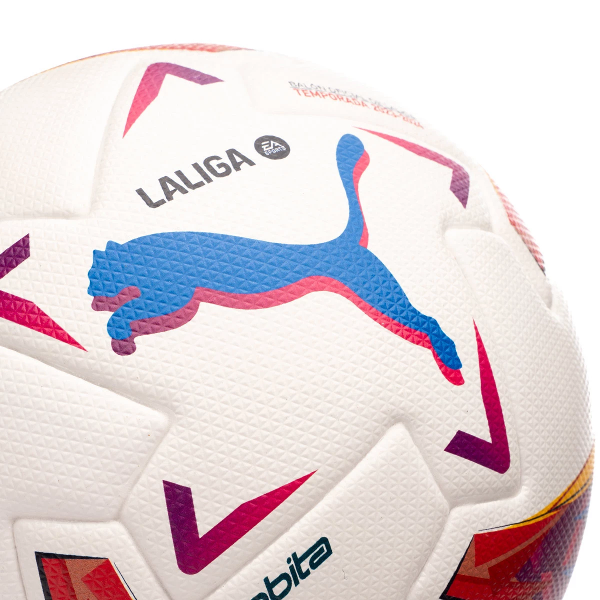 Balón Puma Orbita LaLiga Box 2023-2024 FIFA Quality Pro White-Multi Colour  - Fútbol Emotion