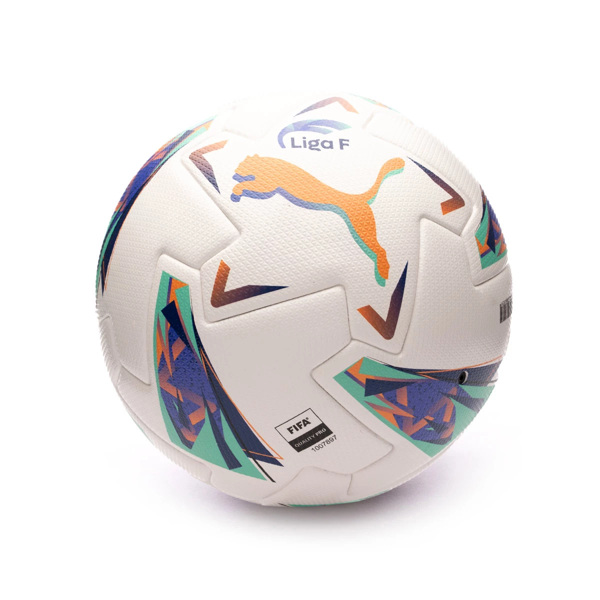 Balón Puma Orbita LaLiga F 2023-2024 Quality Pro White-Multi