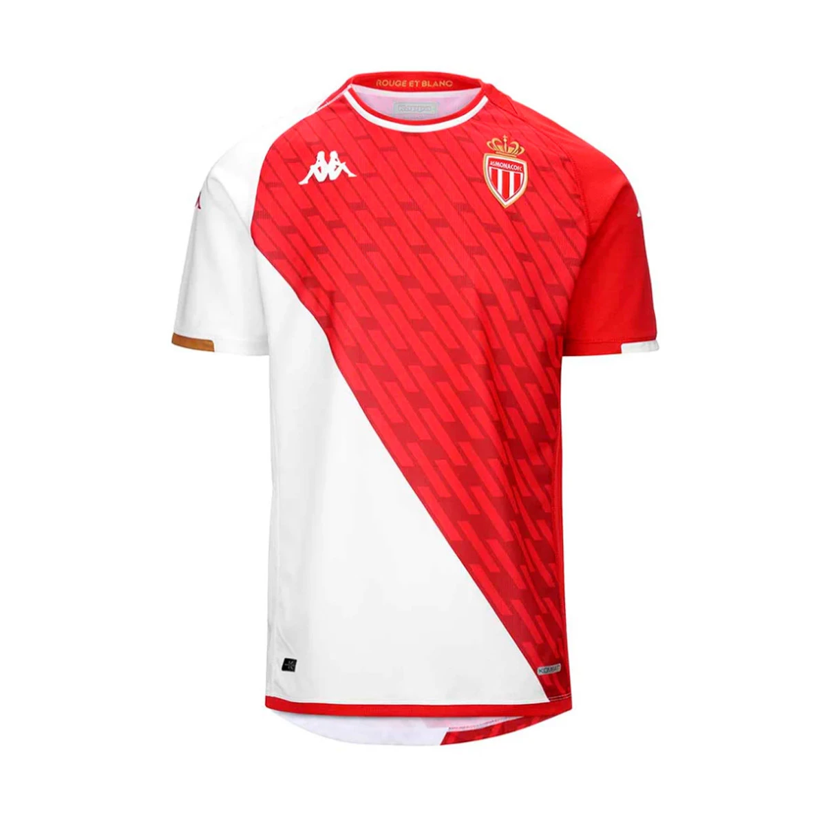 Maglia Kappa AS Monaco Prima Divisa 2023 2024 Bambino Red White Futbol Emotion