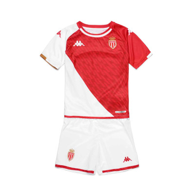 Kids AS Monaco Home Jersey 2023-2024 Kit 