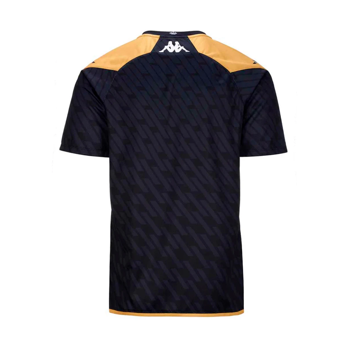 Jersey Kappa AS Monaco Pre Match 2023 2024 Black Gold F tbol Emotion