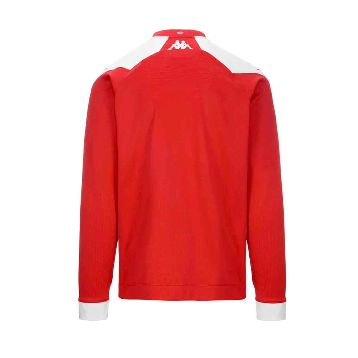 Jacket Kappa AS Monaco Pre Match 2023 2024 Red White Futbol Emotion