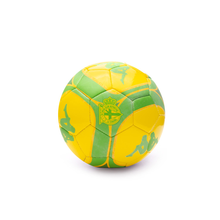 balon-kappa-mini-deportivo-la-coruna-2023-2024-amarillo-fluor-0