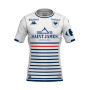 SM Caen Maillot Domicile 2023-2024-White-Blue-Red