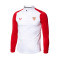Sudadera Sevilla FC Pre-Match 2023-2024 Niño Brilliant White-True Red
