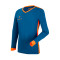 Camiseta Match con protecciones True blue - Shocking orange