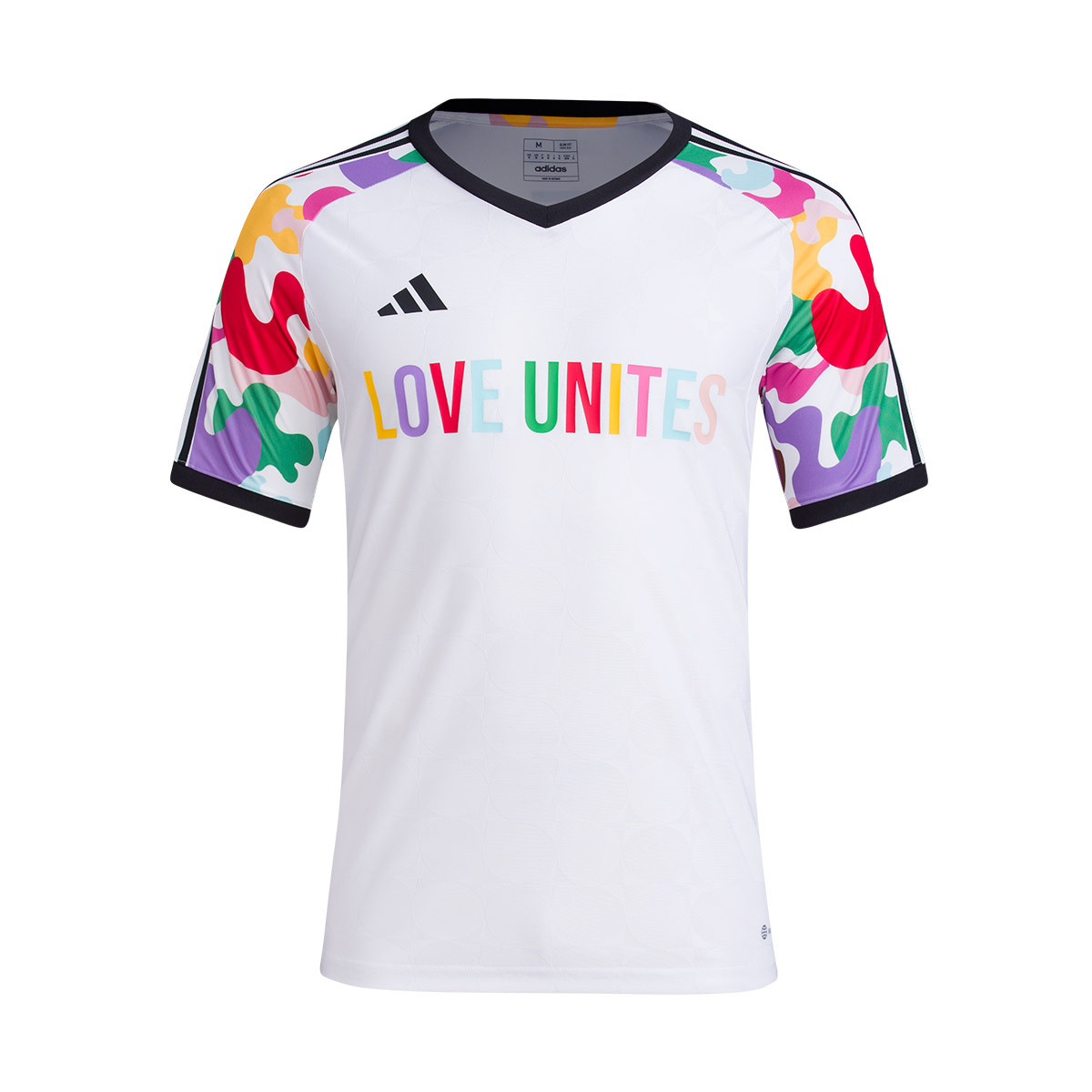 Empírico notificación Buque de guerra Camiseta adidas Tiro Pride White - Fútbol Emotion