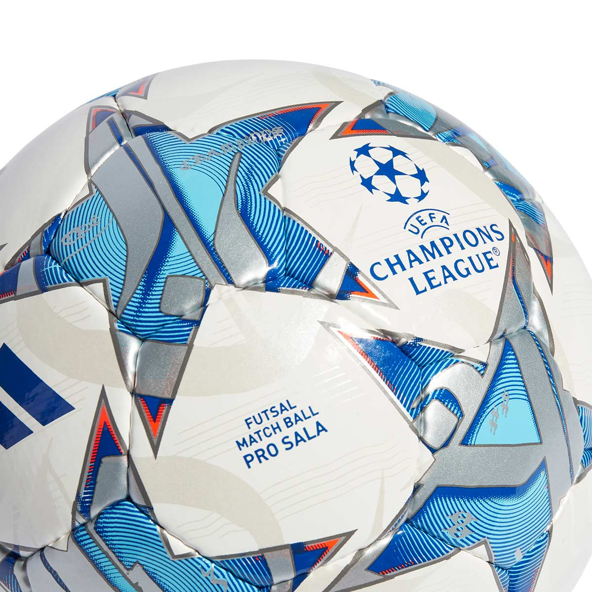 Bola de Futebol adidas Champions League 2023-2024 White-Silver met-Bright  cyan-Shock purplel - Fútbol Emotion