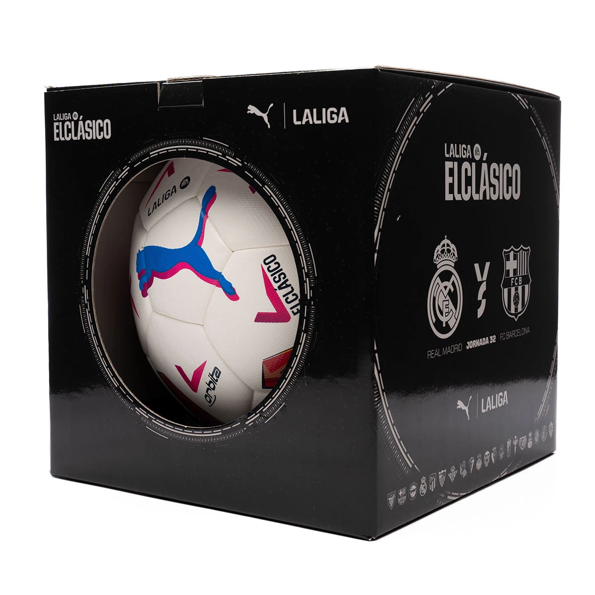 Balón Puma Órbita LaLiga El Clásico Box 2023-2024 White - Fútbol Emotion