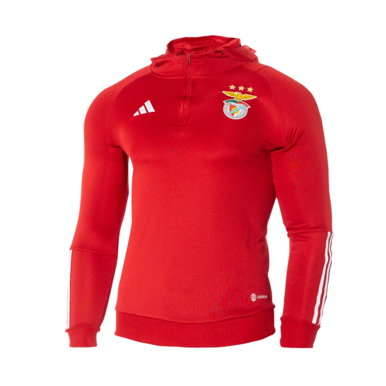 Felpa adidas SLB Benfica Fanswear 2023 2024 Bambino Power Red Futbol Emotion