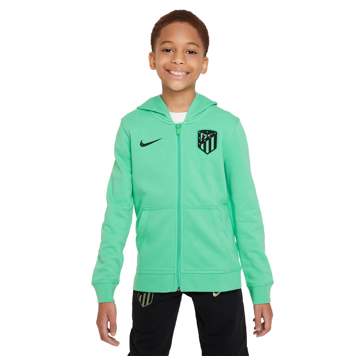 Veste Nike Enfants Atlético de Madrid Fanswear 2023-2024 Spring Green-Black  - Fútbol Emotion