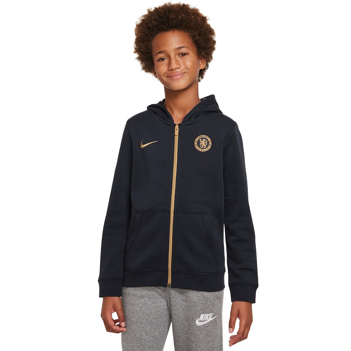 Jacket Nike Kids Chelsea FC Fanswear 2023-2024 Pitch Blue-Club Gold -  Fútbol Emotion