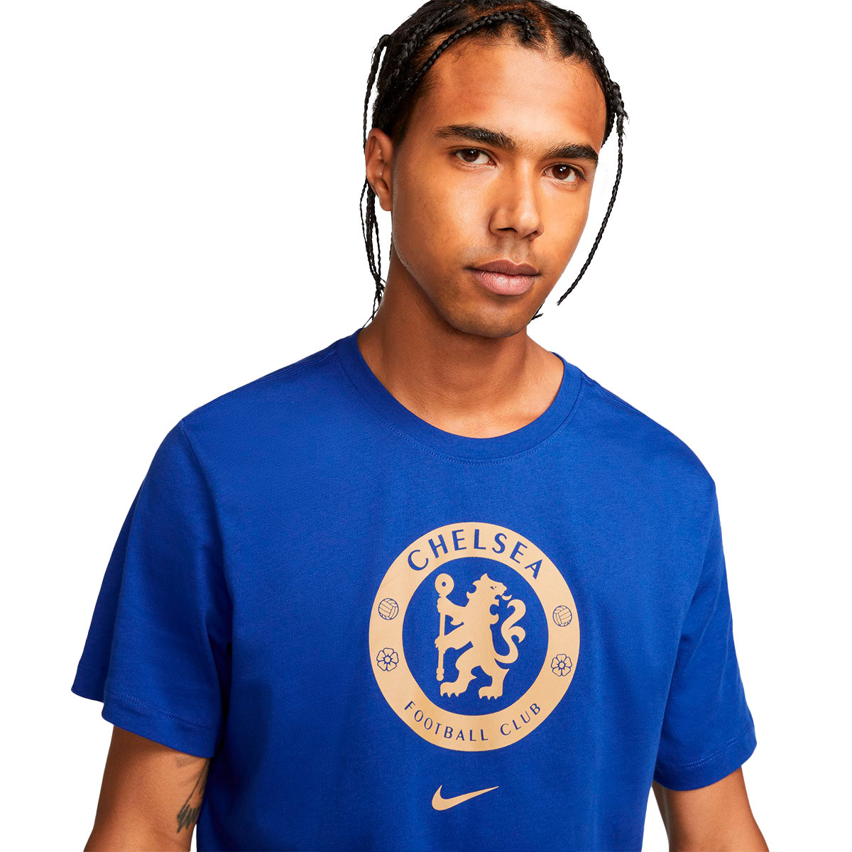 Camiseta Nike Chelsea FC Fanswear 2023-2024 Rush Blue-Club Gold ...