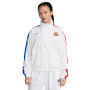 FC Barcelona Fanswear 2023-2024 Mujer-White-University Red-Royal Blue
