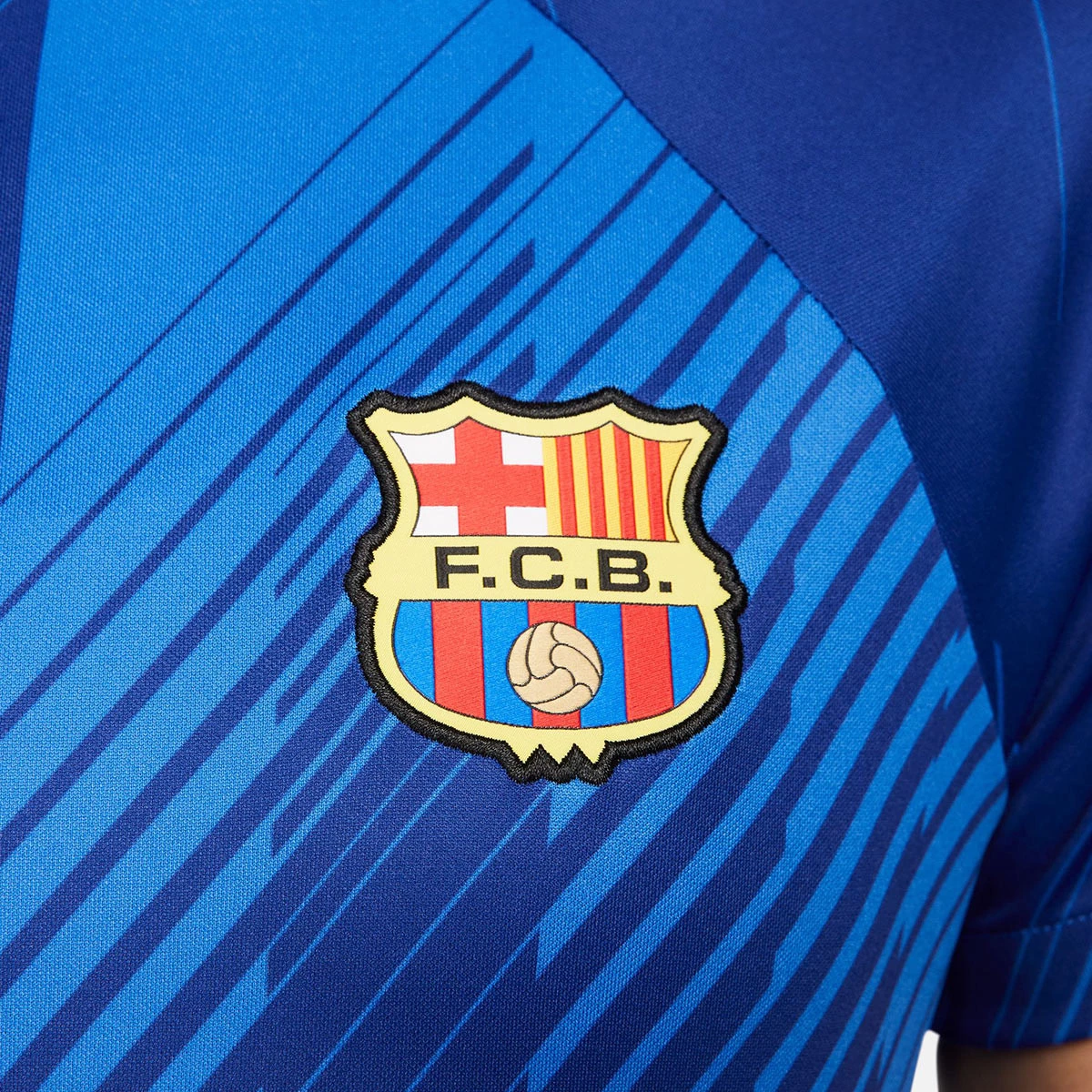 Maglia Nike FC Barcelona Pre Match 2023 2024 Donna Royal Blue
