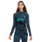Sudadera FC Barcelona Pre-Match 2023-2024 Mujer Thunder Blue-Black-Energy