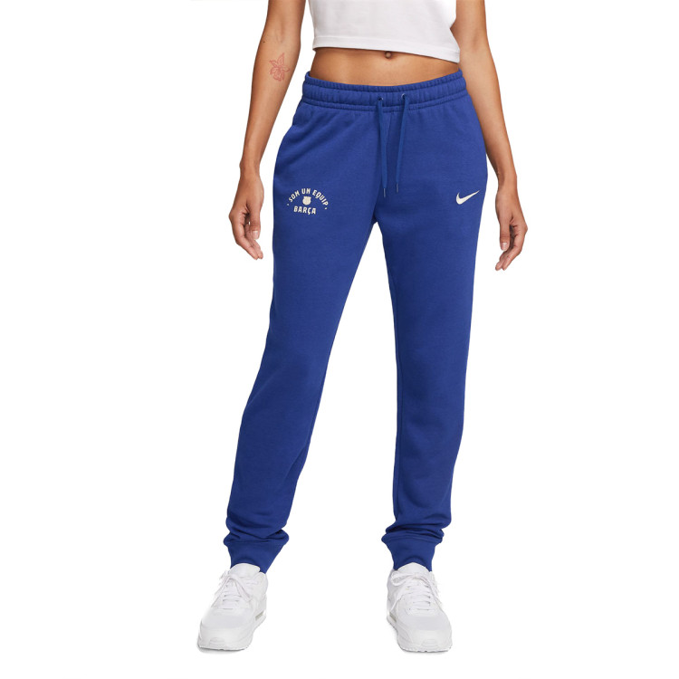 Długie spodnie Nike FC Barcelona Fanswear 2023-2024 Mujer Głęboki Royal  Blue-Pale Ivory - Fútbol Emotion