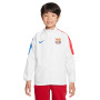 FC Barcelona Fanswear 2023-2024 Bambino-White-University Red-Royal Blue