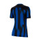 Camiseta Inter Milan Primera Equipación 2023-2024 Mujer Lyon Blue-Black-Vibrant Yellow