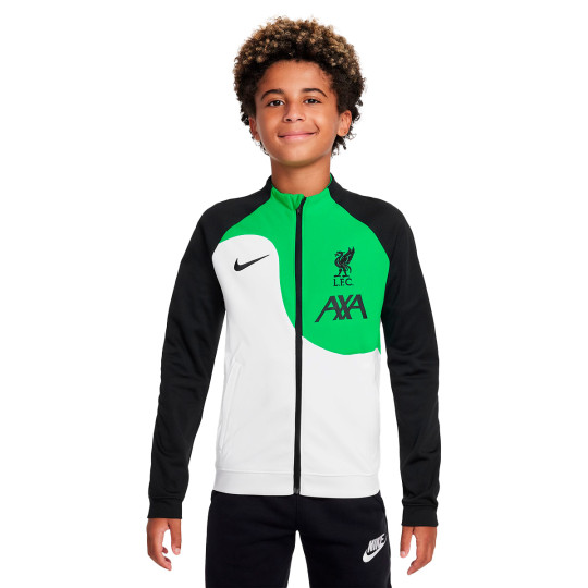 Jacket Nike Kids Liverpool FC Pre Match 2023 2024 White Green Spark Black