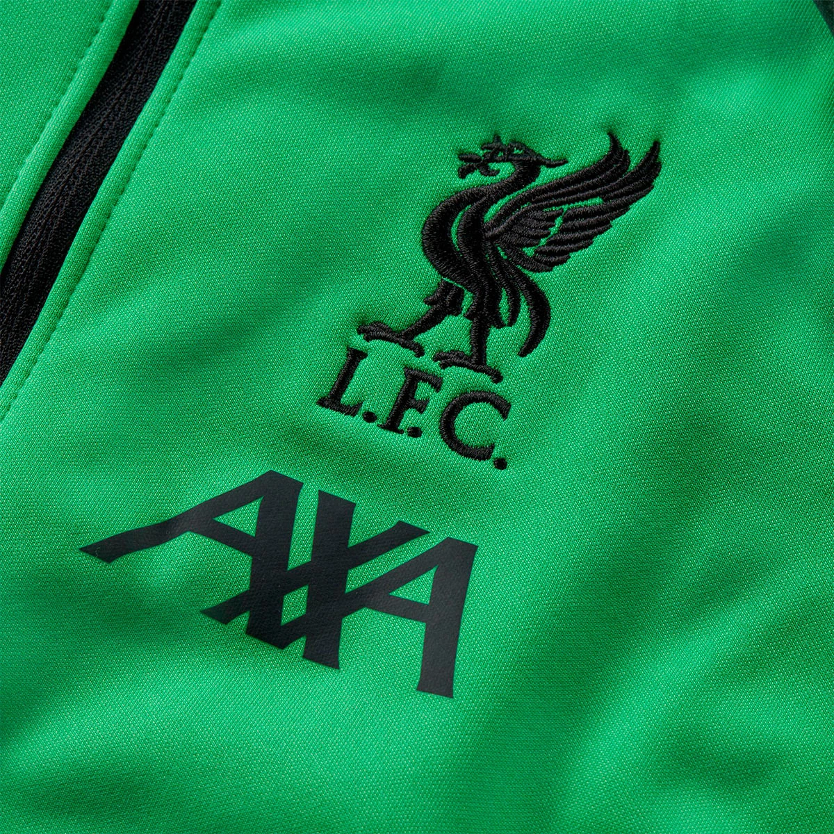 Jacket Nike Kids Liverpool FC Pre Match 2023 2024 White Green Spark Black Futbol Emotion