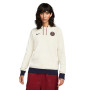 Paris Saint-Germain FC Fanswear 2023-2024 Mujer-Coconut Milk-Blackened Blue