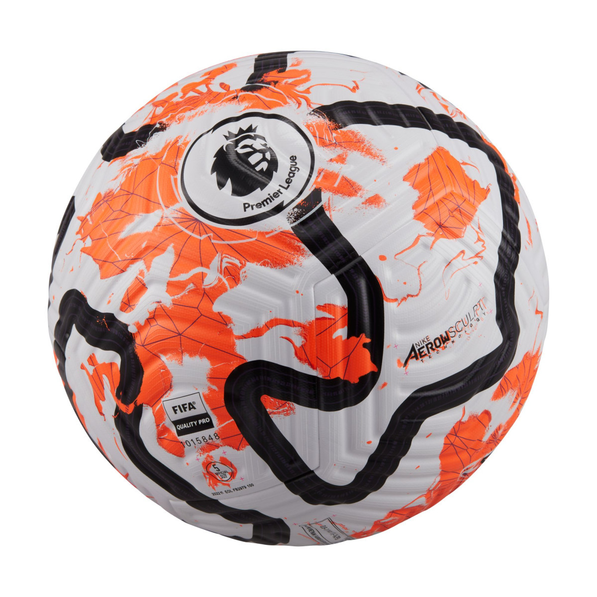 Ballon Nike Oficial Premier League 2023-2024 Blanc-Orange-Noir