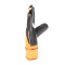 Guante Soft Resist Niño Black-Orange