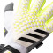 Guante Predator Match Fingersave White-Lucid lemon-Black