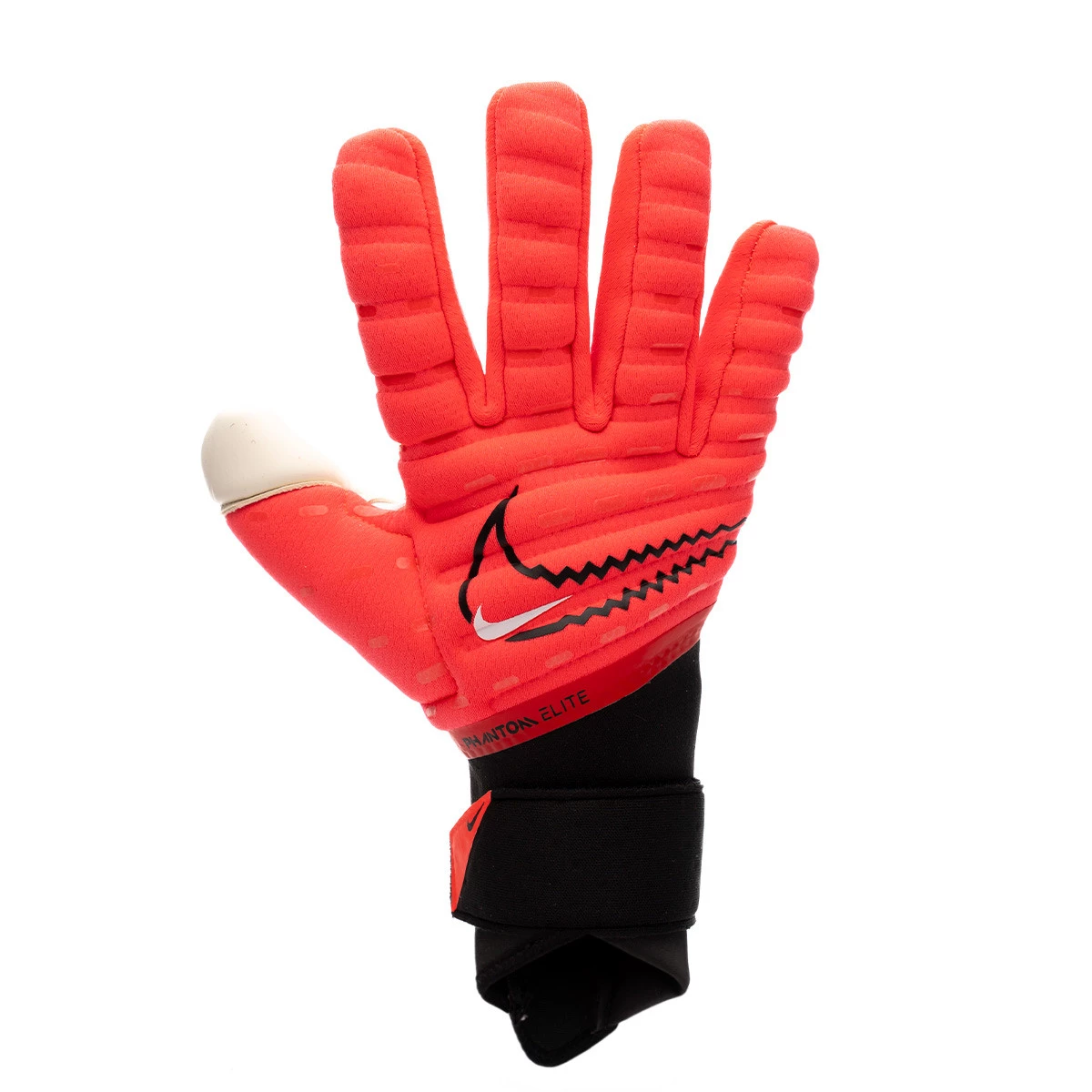 Gloves Nike Phantom Elite Bright crimson Black White Futbol Emotion